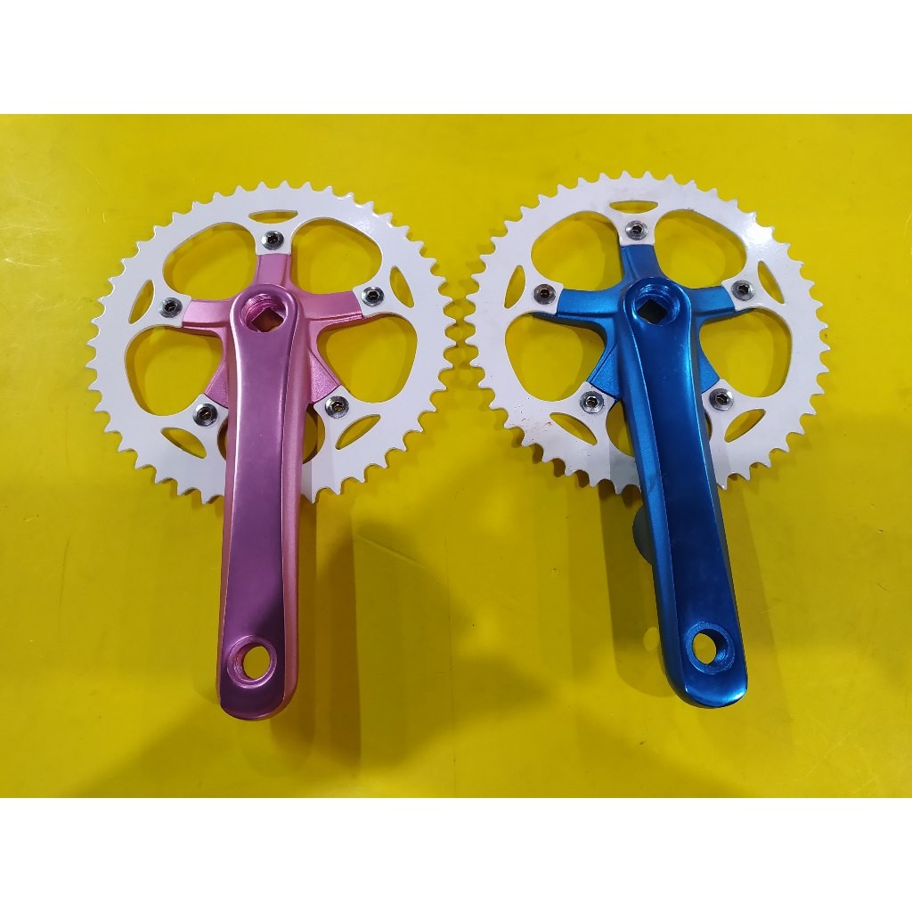 Crank Single Speed 46T Original Crank Sepeda Fixie Seli Minivelo