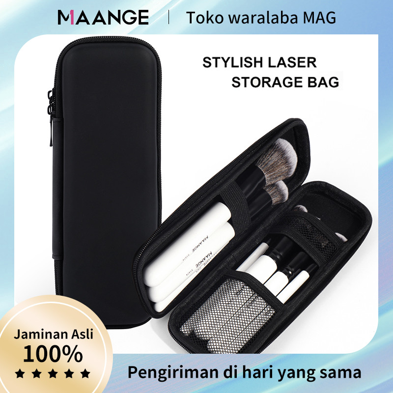 MAANGE Tas Kuas Makeup Multifungsi Brush Pouch Organizer Wanita Portabel Penata Rias Tahan Air Cosme