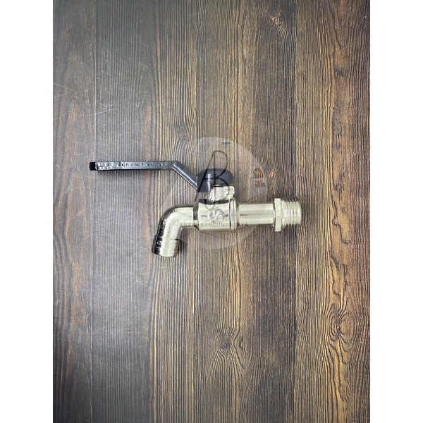 Kran Air Bola Hitam Besi Soligen 1/2” / Kran Bola Soligen / Kran Besi Soligen