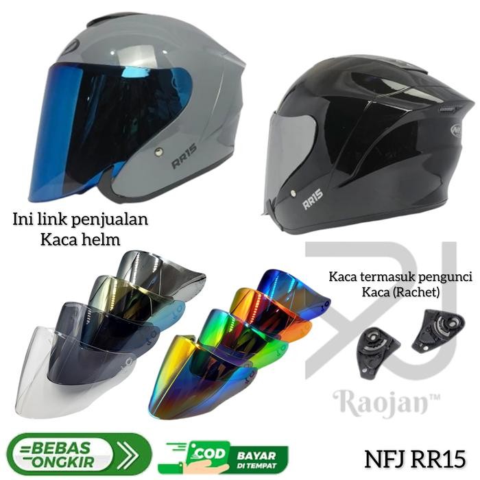 Kaca helm NFJ RR15 Visor helm NFJ RR 15