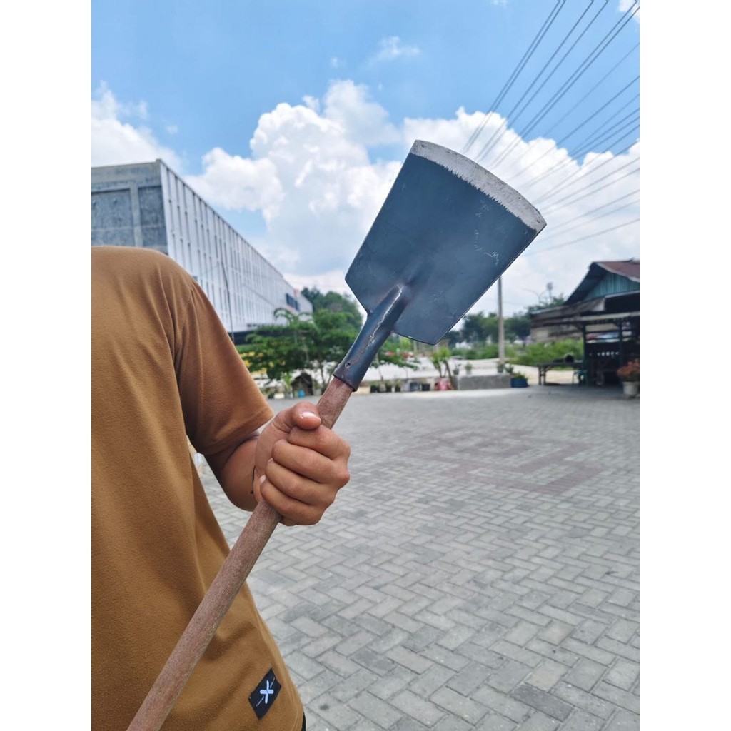 SODET SUTIL BESI HITAM/ SENDOK GORENG ADUK DODOL/SENDOK GORENG