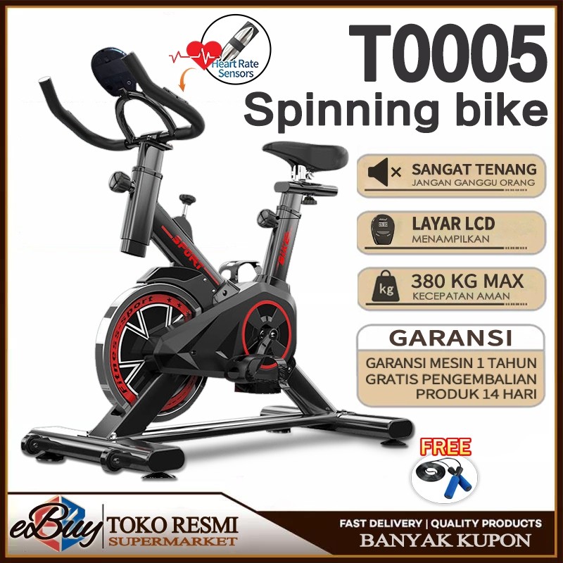 E-Buy Sepeda Berputar Peralatan Gym Dalam Ruangan Sepeda Stasioner