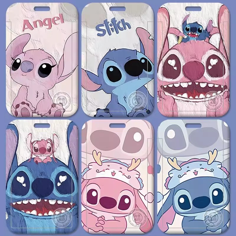 

【Perhiasan Shops】ID CARD HOLDER MOTIF KAWAII TEMPAT KARTU PHOTOCARD PHOTO CARD Dilengkapi Dengan Tali Tangan Berkualitas Tinggi Mendukung Diskon Untuk Pembelian Grosir,Stitch Dan Angel Lukis Canvass Imut
