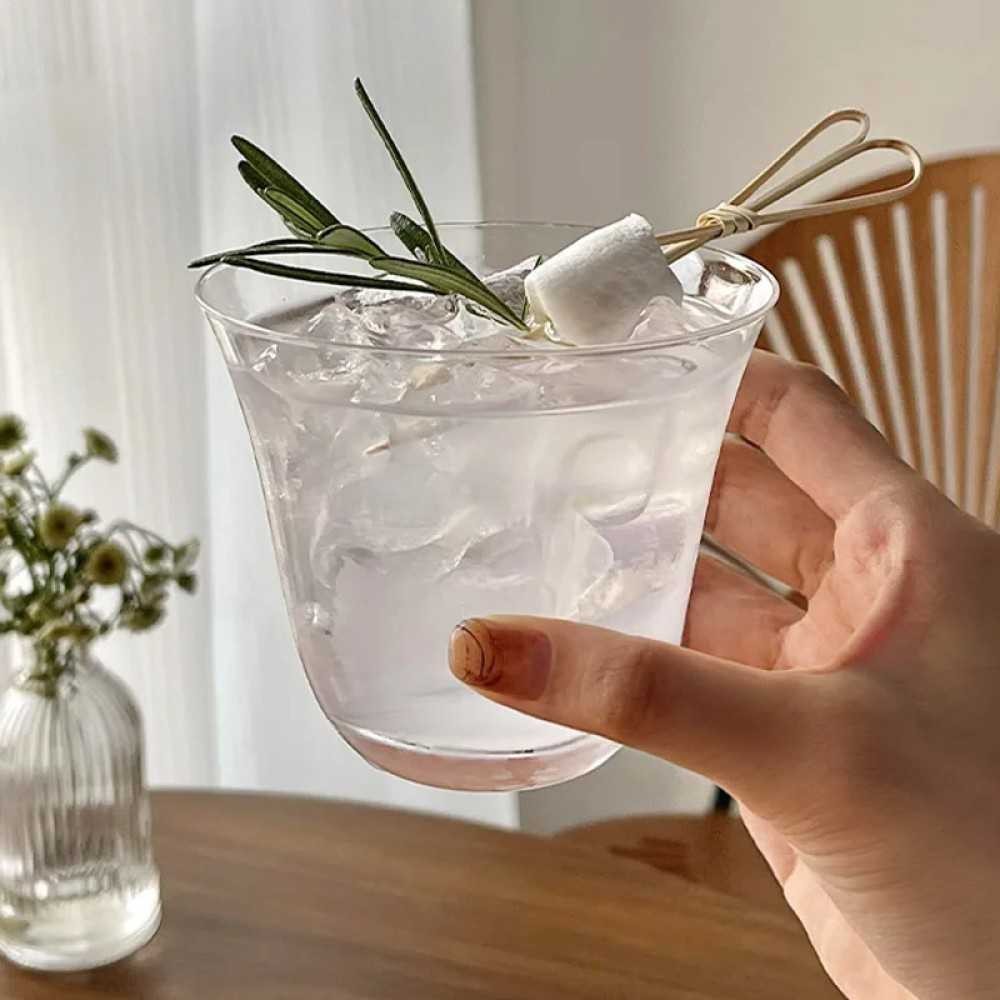 Gelas Whisky Cocktail Wide Mouth Thin Rock Glass 250ml - CG136