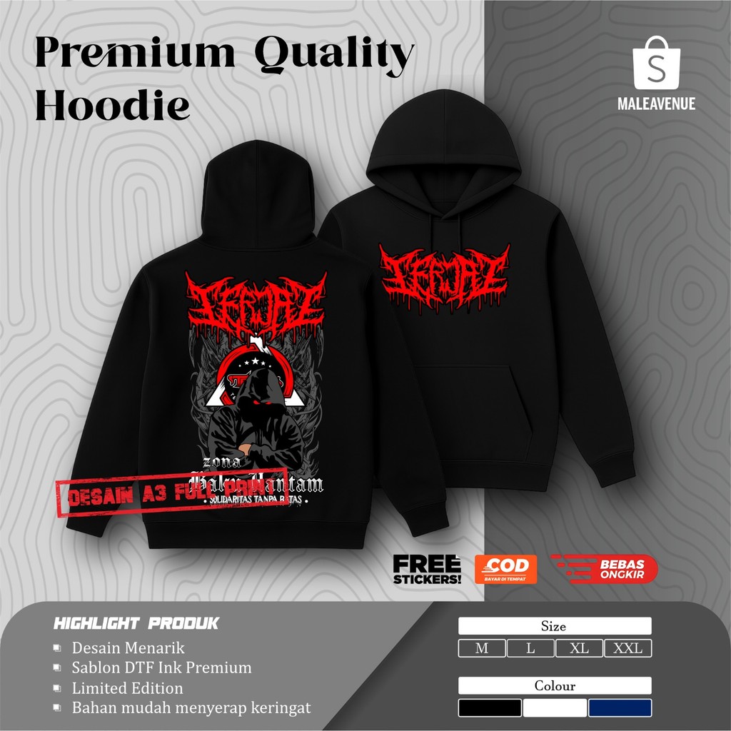 HOODIE TERJAL | TERATE JALANAN | HOODE PSHT | ATASAN PSHT | OUTFIT PSHT PRIA WANITA UNISEX BISA COD