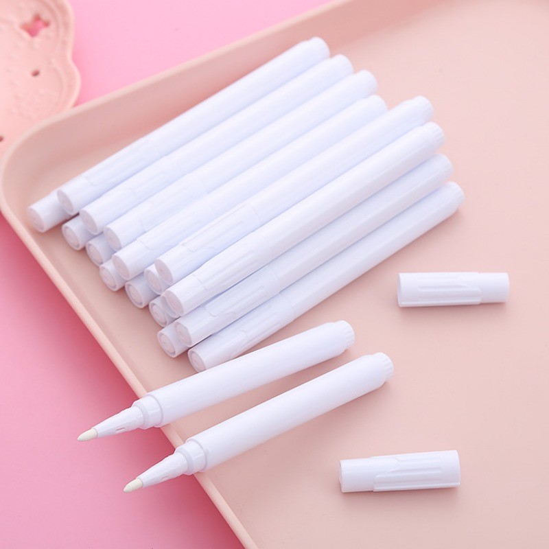 

20/10pcs Whiteboard Pen Erasable Marker Pen Liquid Watercolor Acrylic Board Blackboard Pen Dust-free Wipe with a damp cloth