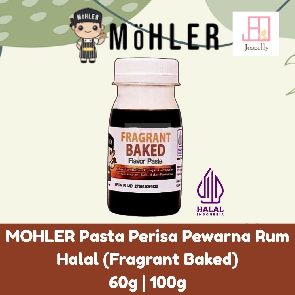

JOSCELLY.IDMOHLER Pasta Perisa Pewarna Rum Halal (Fragrant Baked)