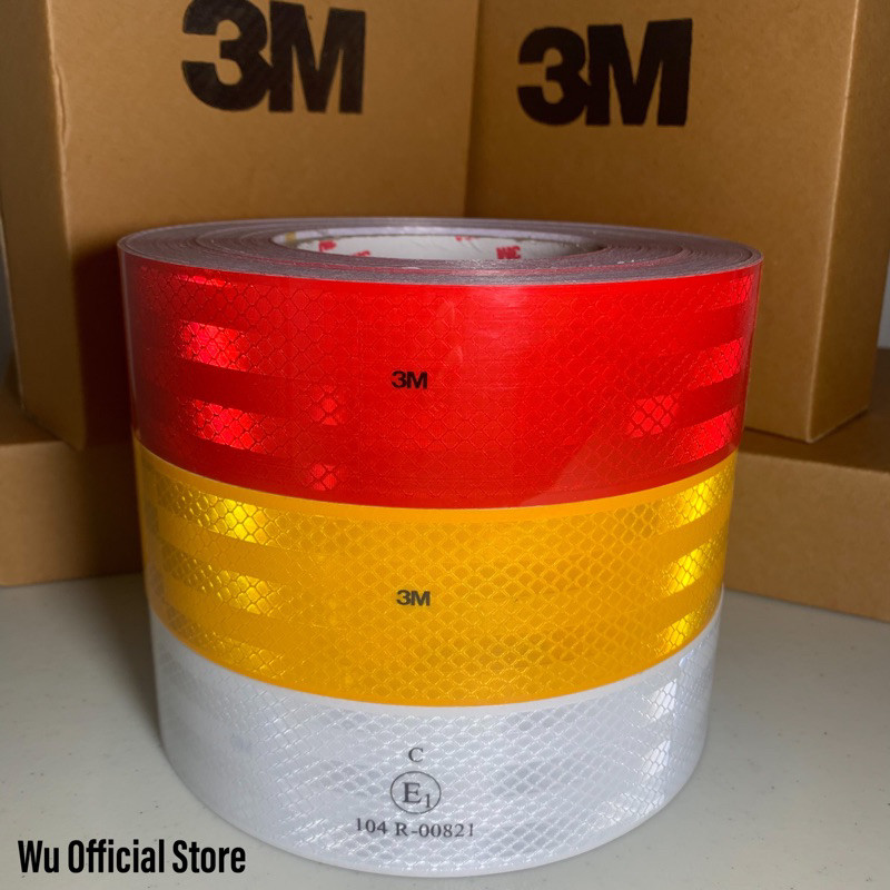 TERLARIS Stiker Reflektor 3M lulus uji kir dishub - Sticker Reflektor - Reflektif 3M - Stiker Reflek