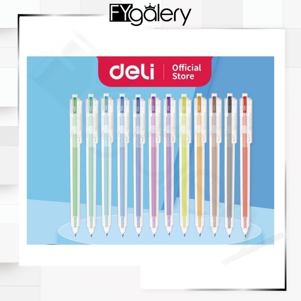 

Fygalery Surabaya DELI034 Deli Gel Pen / Pulpen Gel 0.5 mm Berbagai Macam Warna EG118 Y1674