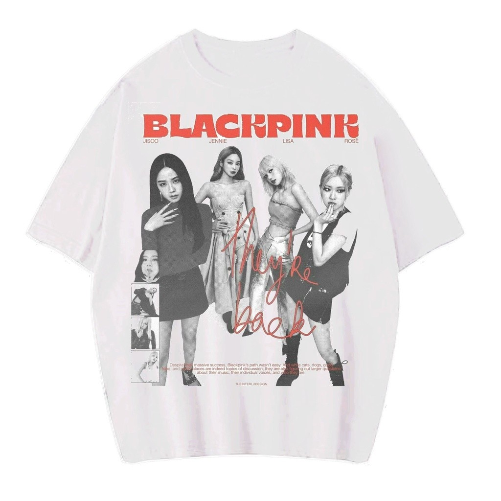 "blackpink they back" T-shirt | kaos vintage
