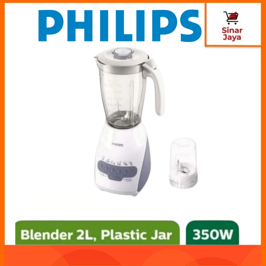 

PHILIPS HR-2115 Blender Plastik 2 Liter (350 W)