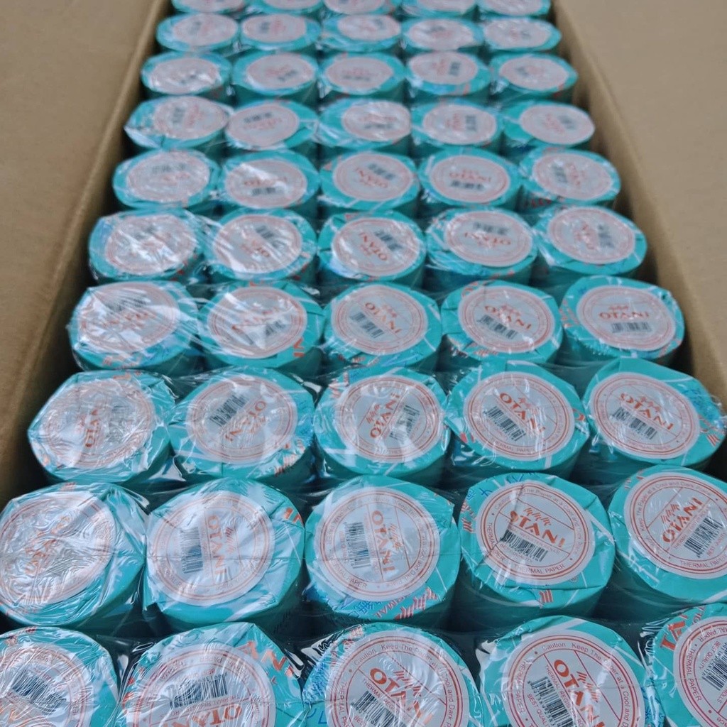 

Kertas Thermal Roll Coreless 57x38 mm Berisi 100 Roll