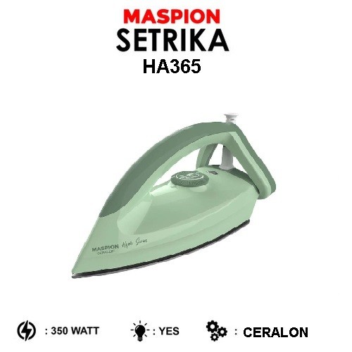 Maspion HA365 Setrika Ceralon Hijab Series 350Watt HA-365
