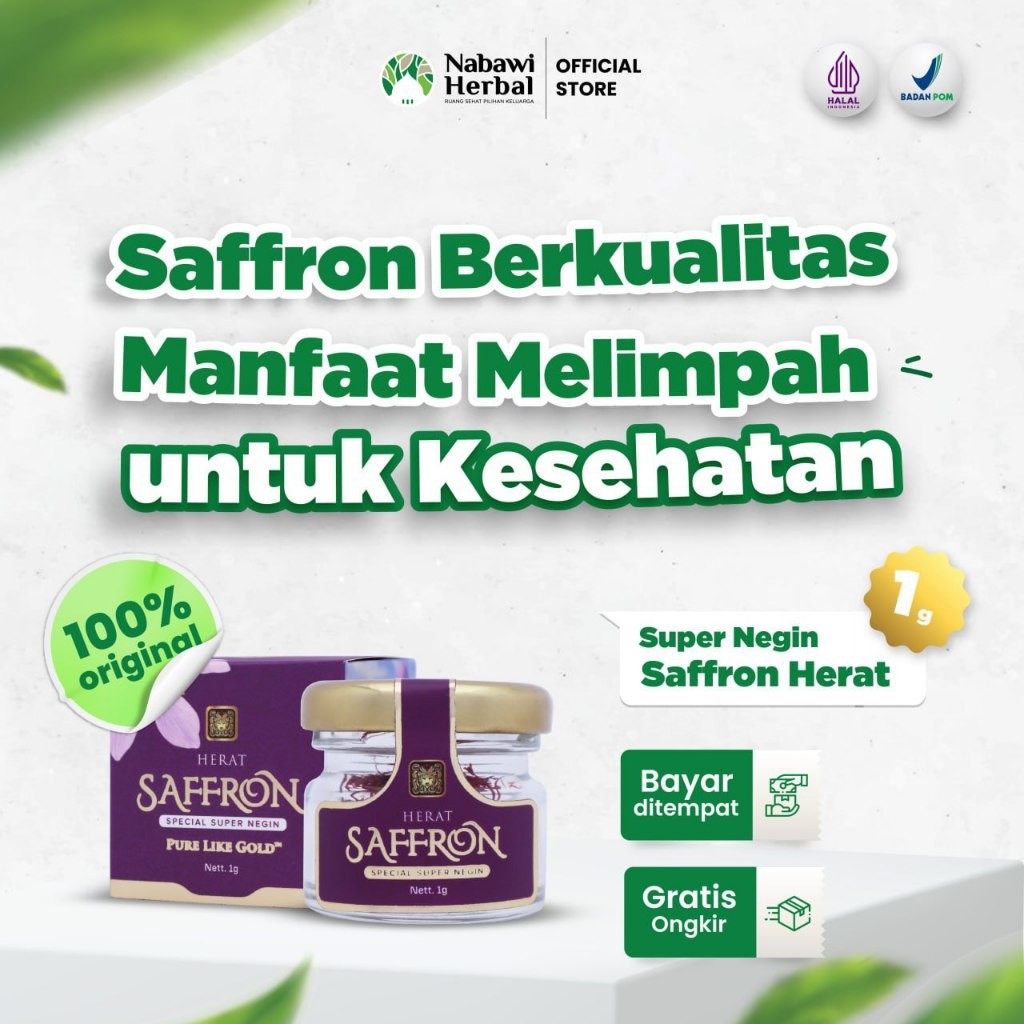 

HERAT SAFFRON - Saffron Super Negin 1gr 100% Original