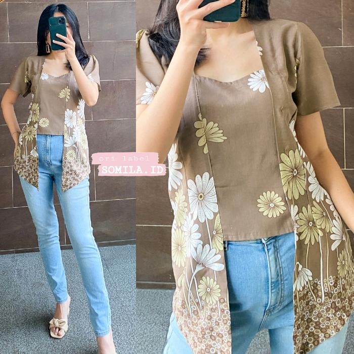 

BLOUSE KUTU BARU KEBAYA RAYON. SRAGAMAN READY S M L - AVNT PADMA KOPISU, SIZE S