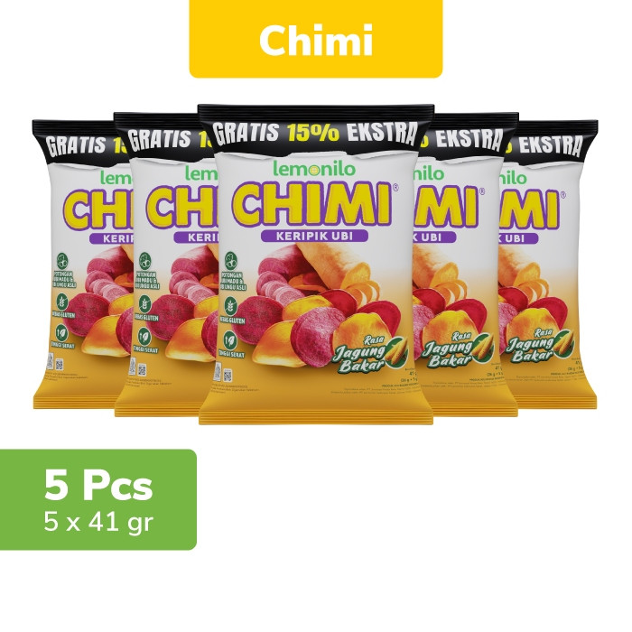 

5 Pcs Chimi Ubi Jagung Bakar Lemonilo Bebas Gluten