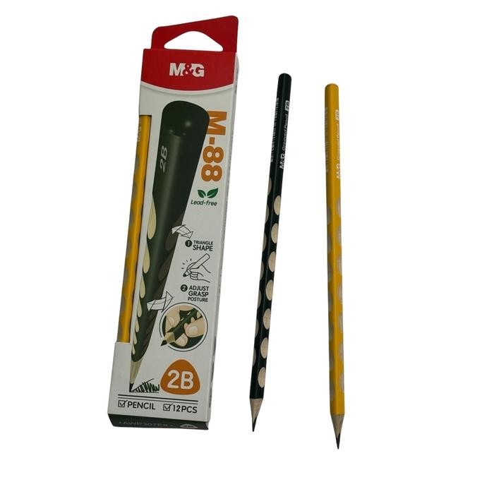 

M&G Pensil 2B M-88 / Pensil 2B M&G M-88 ( 1 pak Isi 12 pcs )