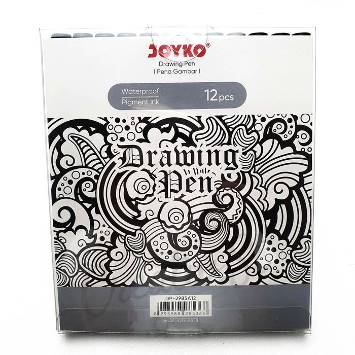 

Promo JOYKO Drawing Pen Dp-298SA12 Set 12 Pcs Waterproof Pena Gambar - Drawing Pen Dp-298SA12 Set 12 Pcs Terlaris