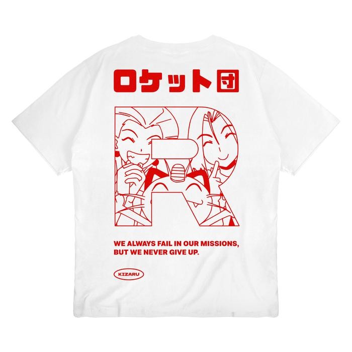 KIZARU Kaos Anime Pokemon TEAM ROCKET