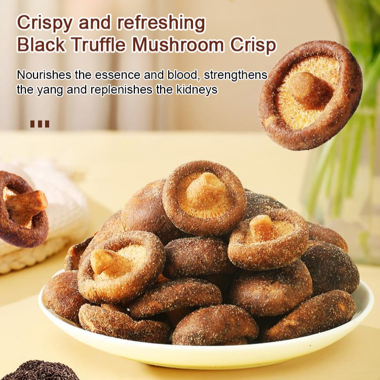 

Snack Jamur Truffle Hitam Bernutrisi/Jamur Renyah Herbal Penambah Vitalitas/Kudapan Sehat untuk Pria + Wanita/Sumber Protein Alami + Penambah Tenaga