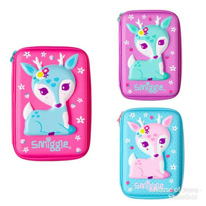 

[New Arrival] SMIGGLE DEER HARDTOP - TEMPAT PENSIL SMIGGLE - Fuchsia