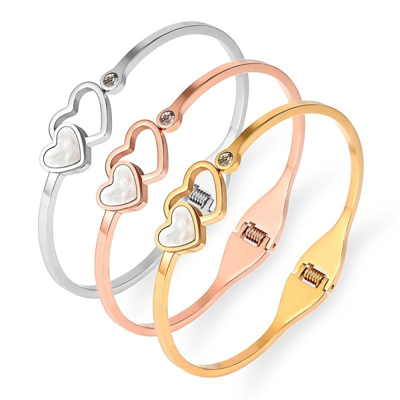 VIRAL Gelang Wanita Estetik Gelang Hati Gelang Cantik Wanita Gelang Wanita Elegan Gelang Tangan