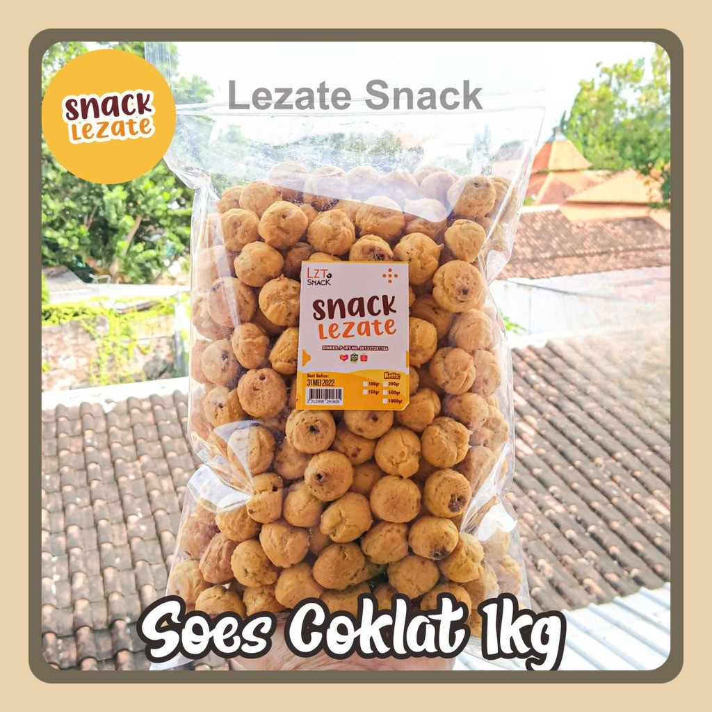 

Soes Coklat Kiloan 1kg Lumer Enak Murah/ Sus Coklat Kering Kiloan Sus Kering Isi Coklat GG Lezate