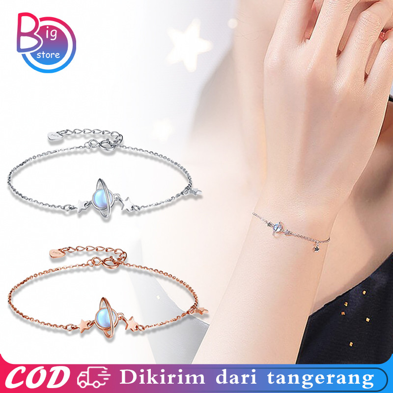 Gelang Desain Planet Gelang Wanita Gelang Wanita Logam Gelang Wanita Gelang Wanita Estetik