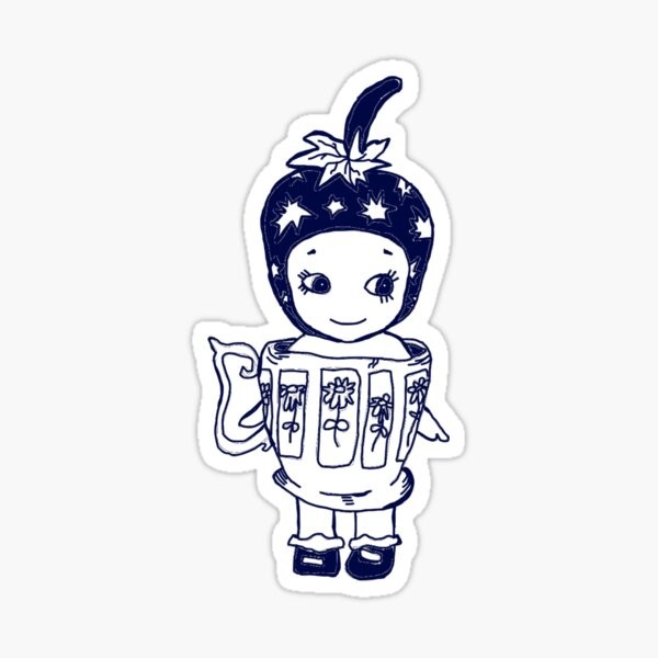 

Strawberry Man Sonny Angel 5PCS Stickers for Stickers Car Bumper Cute Decor Funny Print Window Living Room Room Wall Laptop