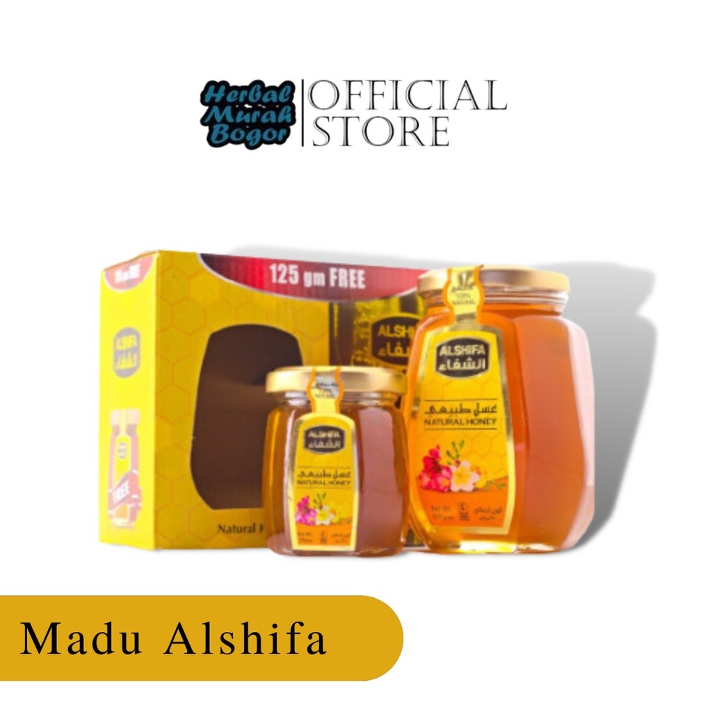 

NEW Madu Al Shifa 500gr Alshifa free bonus 125gr Madu Import Arab Saudi Madu Murni / Madu Kashmir Combo Pack 500gr Free 250gr PREMIUM