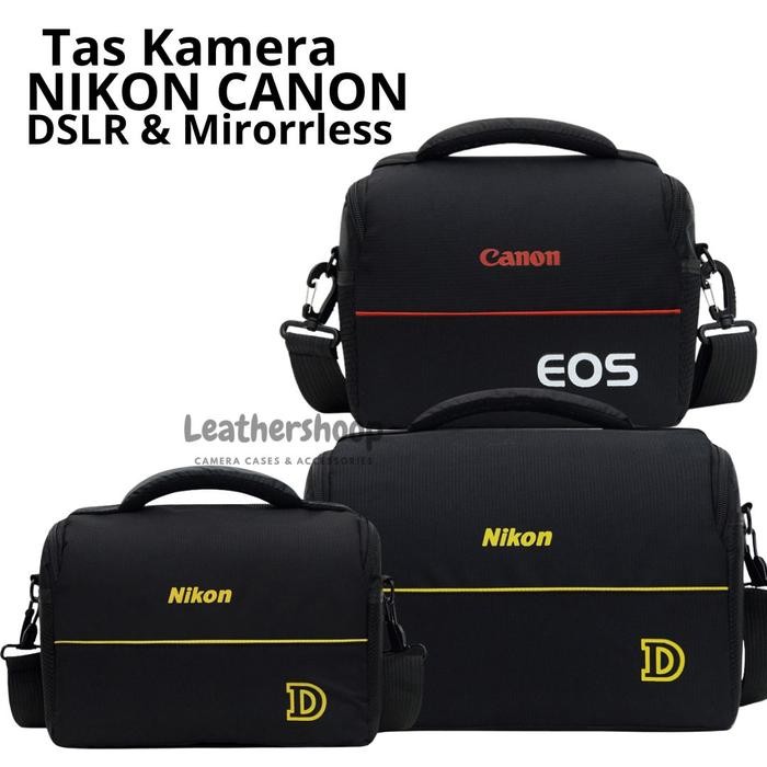 Tas Kamera for Canon & Nikon DSLR Mirorrless Full Busa - Nikon Kecil