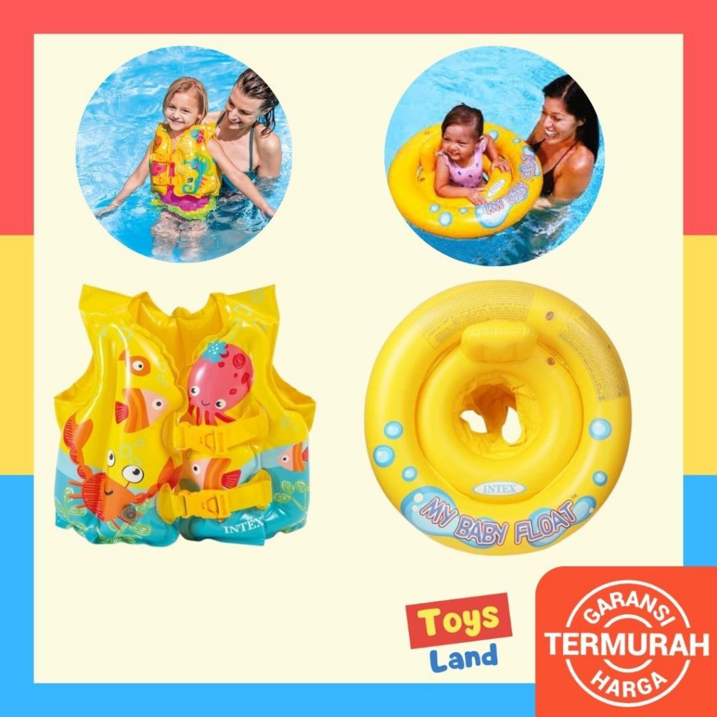 SALE Pelampung Anak INTEX Ban Renang Anak  Pelampung Bayi Pelampung Bebek Pelampung Renang INTEX/Ter