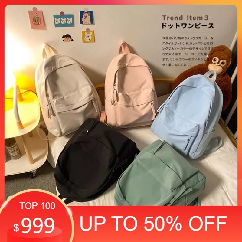 Fashion Anak Tas Murah Kekinian Lucu / Promo-Tas backpack korea Ransel sekolah wanita SMP SMA polos/