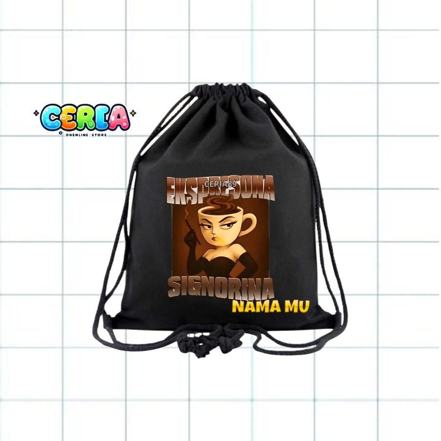 Tas Selempang Anak Tas Serut Anak Cewek Cowok Motif  Anomali Tercantik Ekspresona Signorina Tas Sele