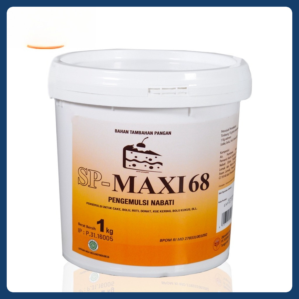 

Bakerline SP Maxi 68 1kg | SP Pengembang Kue | Cake Emulsifier