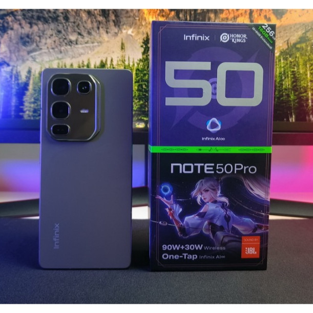 Infinix Note 50 Pro Ram 8 Rom 256GB Second Resmi Grade A