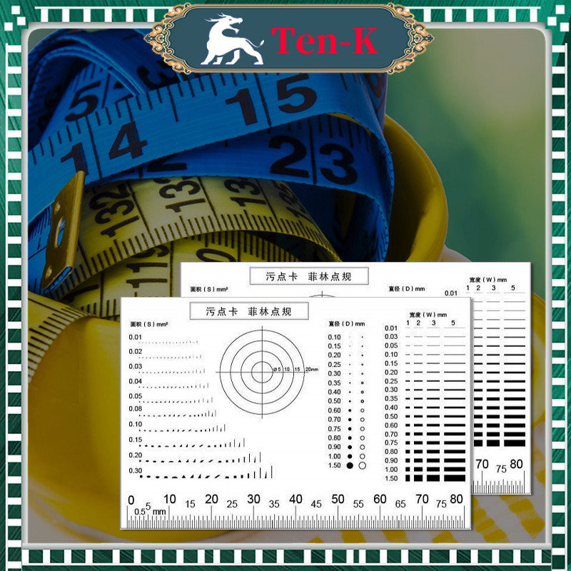 

Portable Film Point Gauge / Transparent PET Soft Stain Card