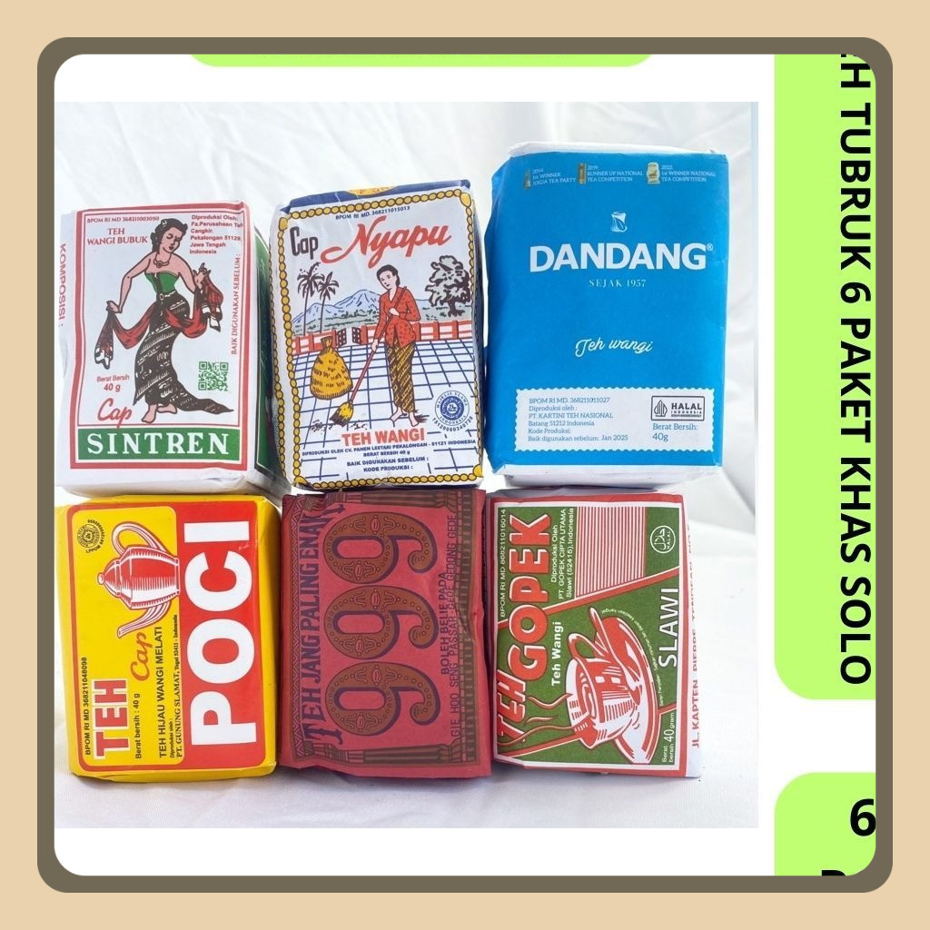

Teh Tubruk 6 Paket Racikan Khas Solo Premium