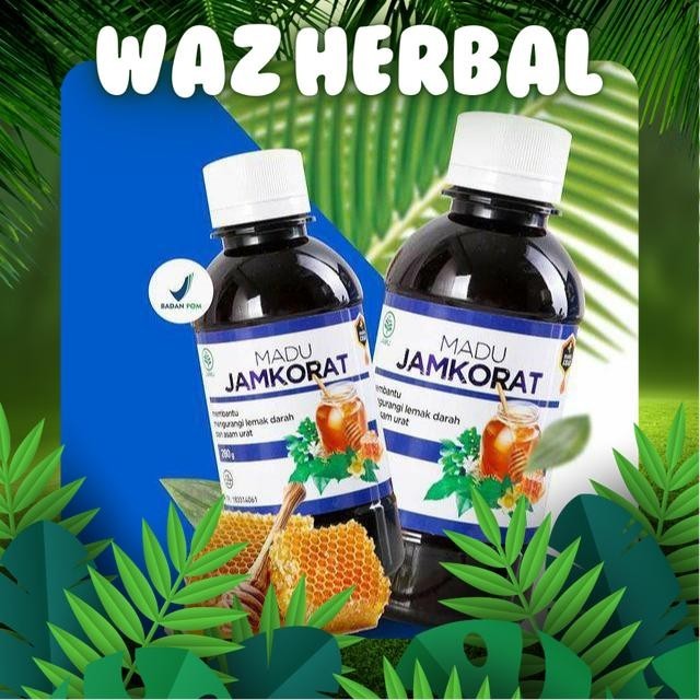

ORIGINAL | Madu Jamkorat Asam Urat dan Kolesterol | Herbal Waz