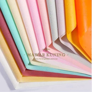 

[ 5 Lembar ] Cellophane Plain Soft Pastel Flower Wrap / Kertas Cellophane Warna Polos - VWF