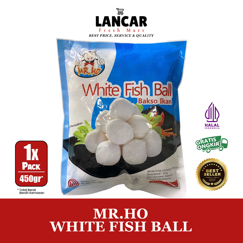 

MR.HO WHITE FISH BALL 450GR