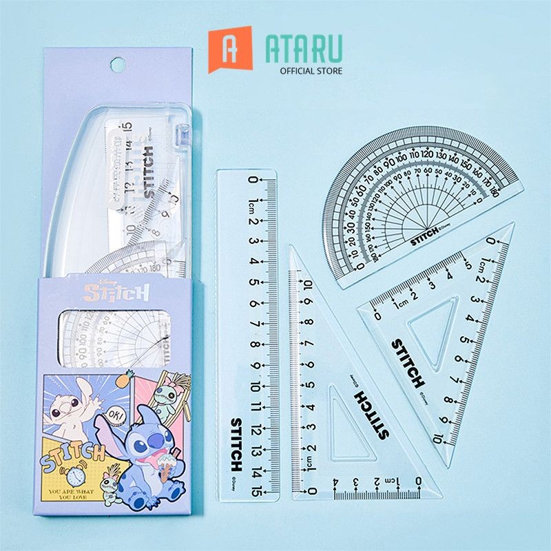 

Ataru Set 4 Pcs Penggaris Stitch - Biru Ruler Alat Pengukur Peralatan Tulis Sekolah Dan Kantor
