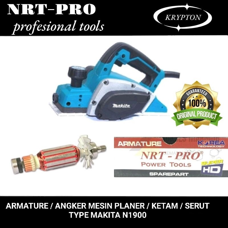 NRT-PRO armature/ angker mesin planer / ketam / serut type N1900 makita ( original part )HALA