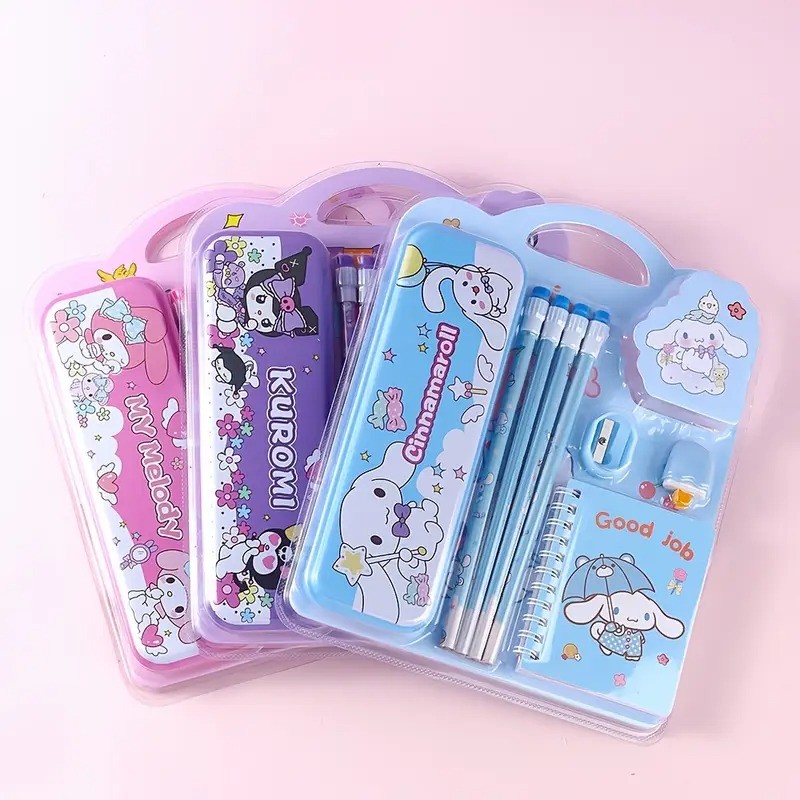 

Set Alat Tulis Motif Sanrio Labubu 8In1 Stationary Set Box Hadiah Lucu