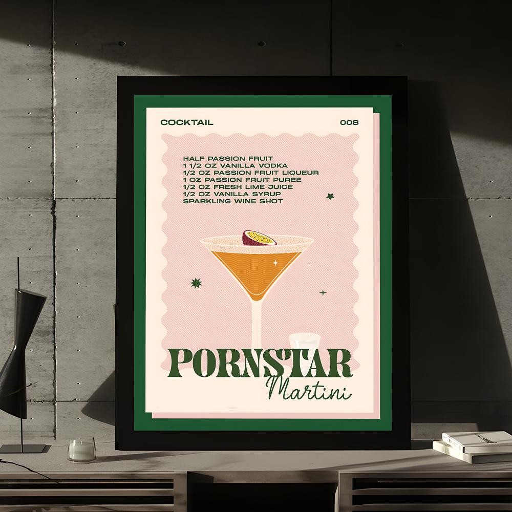 

Colorful Cocktail Drink Good Posters Kraft Paper Prints Vintage Home Room Cafe Bar Art Wall Decor Aesthetic Painting Picture