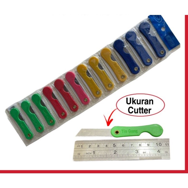 

CUTTER PISAU LIPAT KECIL WARNA MURAH