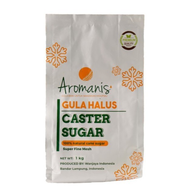 

Caster Sugar Aromanis / Gula Import Aromanis - 1 Kg terlaris