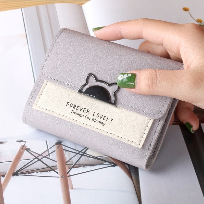 Dompet Lipat Wanita AK1001 Dompet Mini Murah Cantik ALB