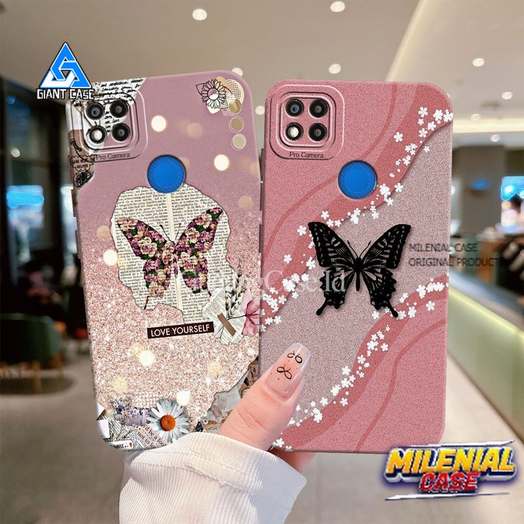 Milenial Case - Soft Case Redmi 9C / Redmi 10A / Redmi 9A / Redmi 10C / Poco C40 Silikon Lentur Moti