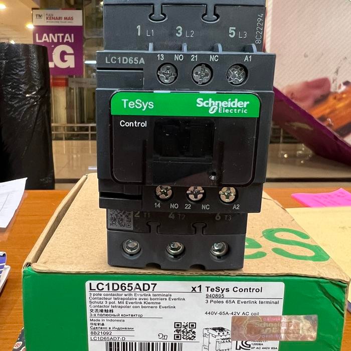 Kontaktor Schneider LC1D65D7 42V original New